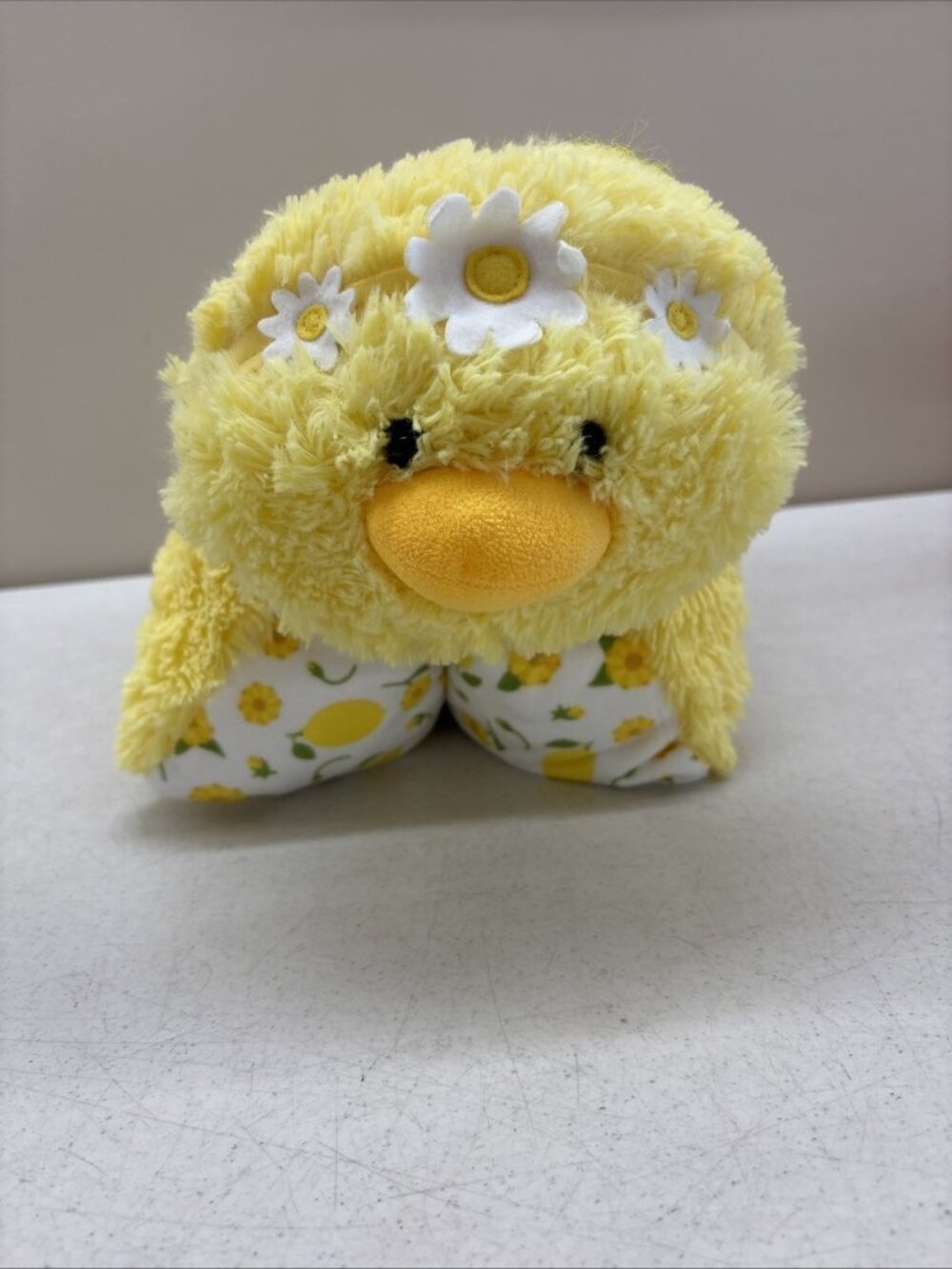 Pillow Pets Chick Sweet Scented Lemon Duck Easter 18” Plush Stuffed NWT